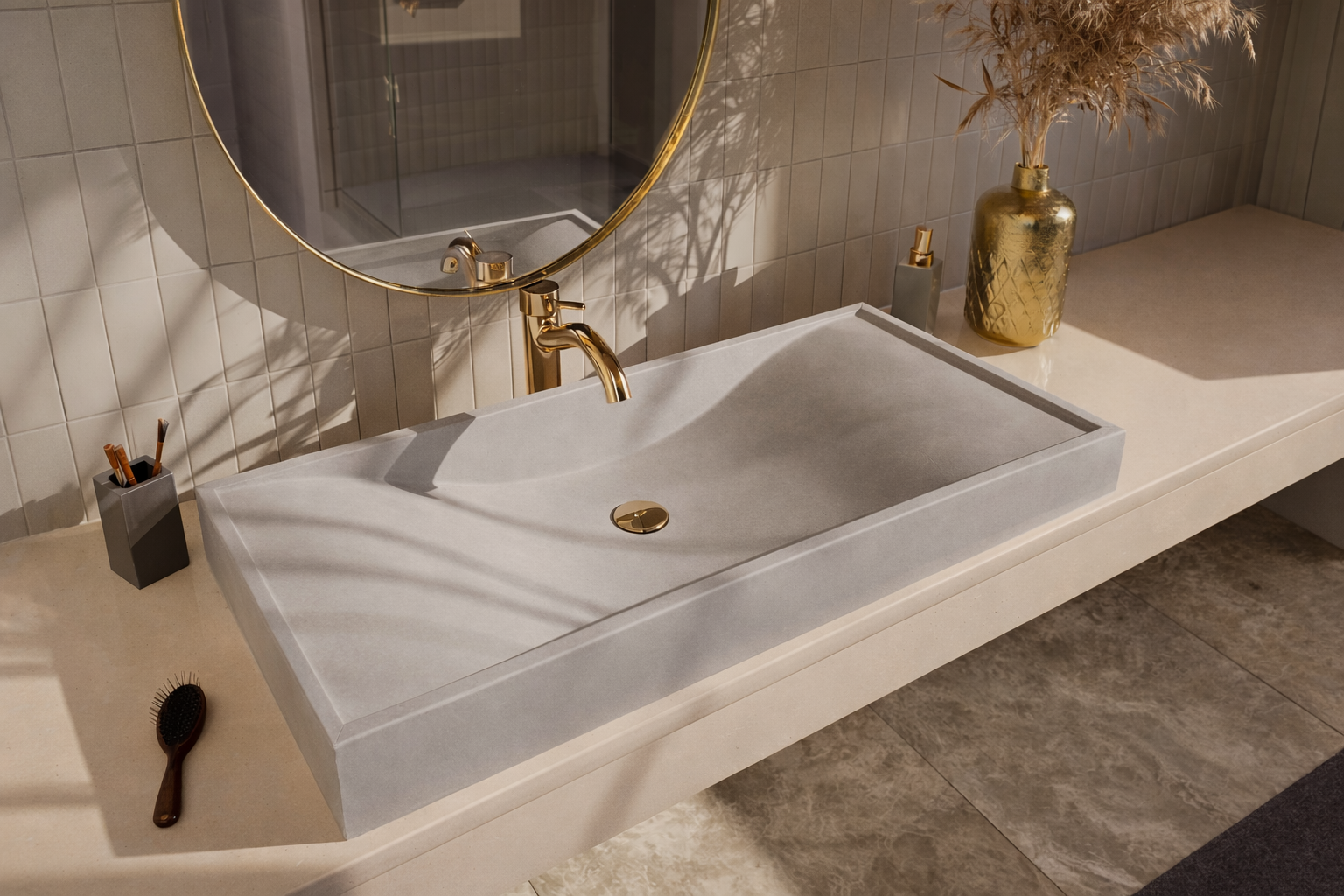 Concrete Bathroom Sinks