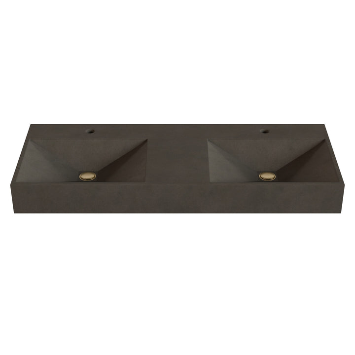 Bella Prism Vessel Faucet Ledge Sink - 48"