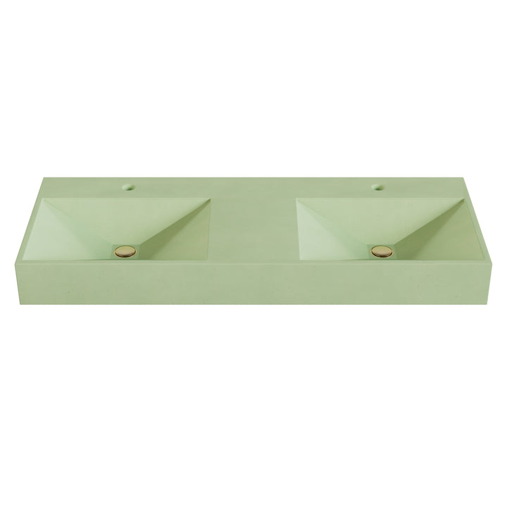 Bella Prism Vessel Faucet Ledge Sink - 48"