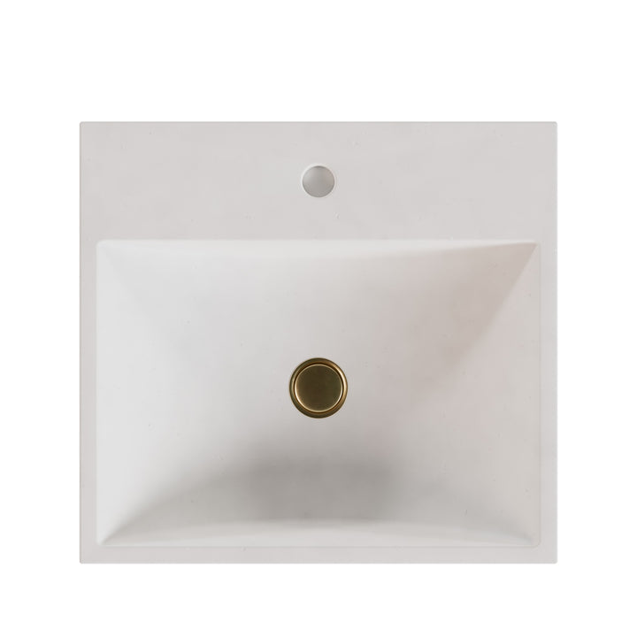 Chavo Barrel Vessel Faucet Ledge Sink - 20"