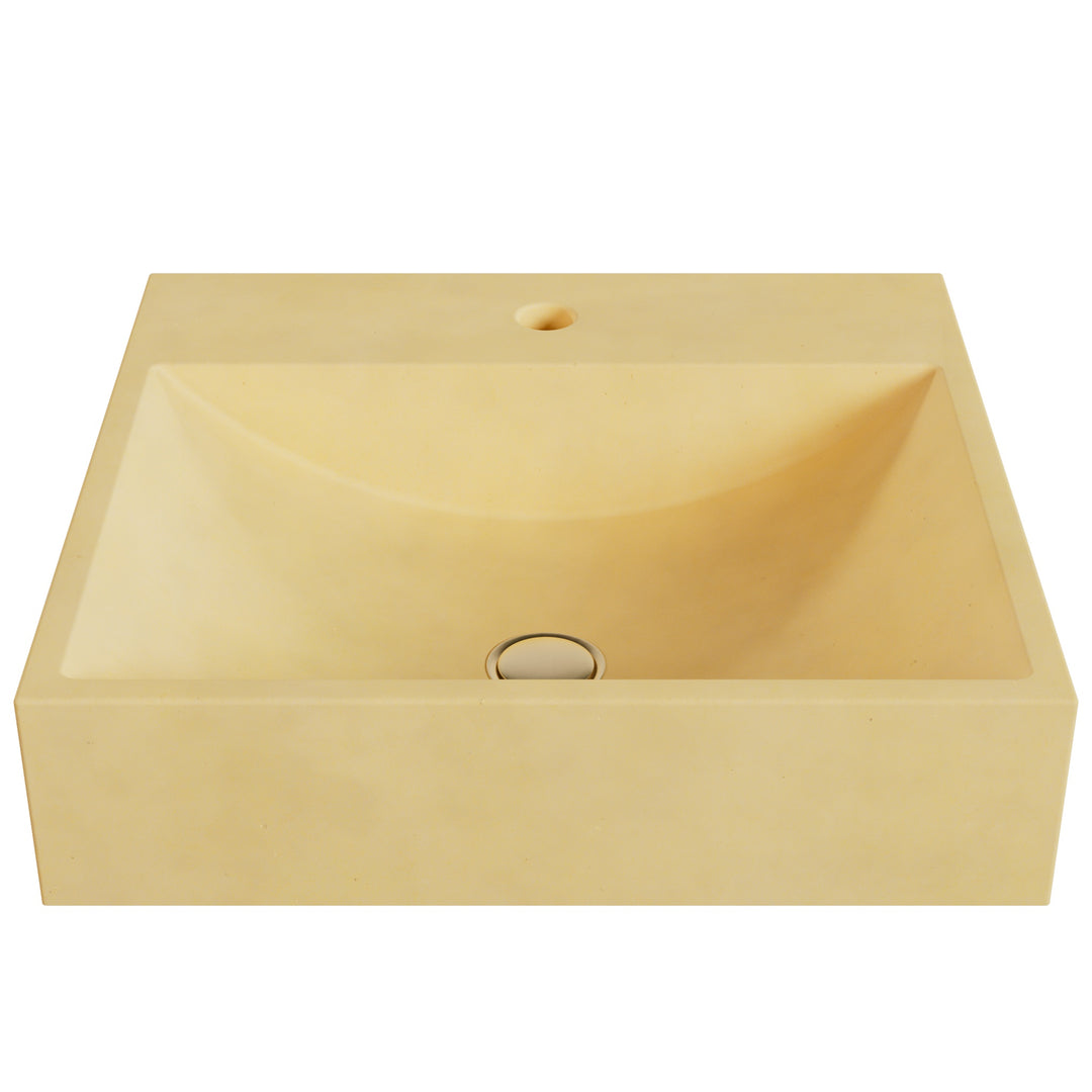 Chavo Barrel Vessel Faucet Ledge Sink - 20"