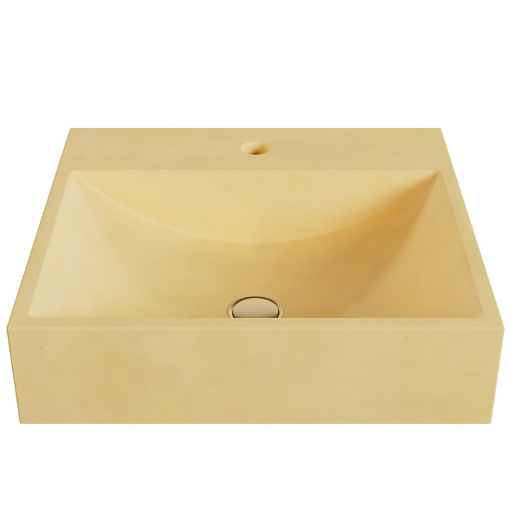 Chavo Barrel Vessel Faucet Ledge Sink - 20"