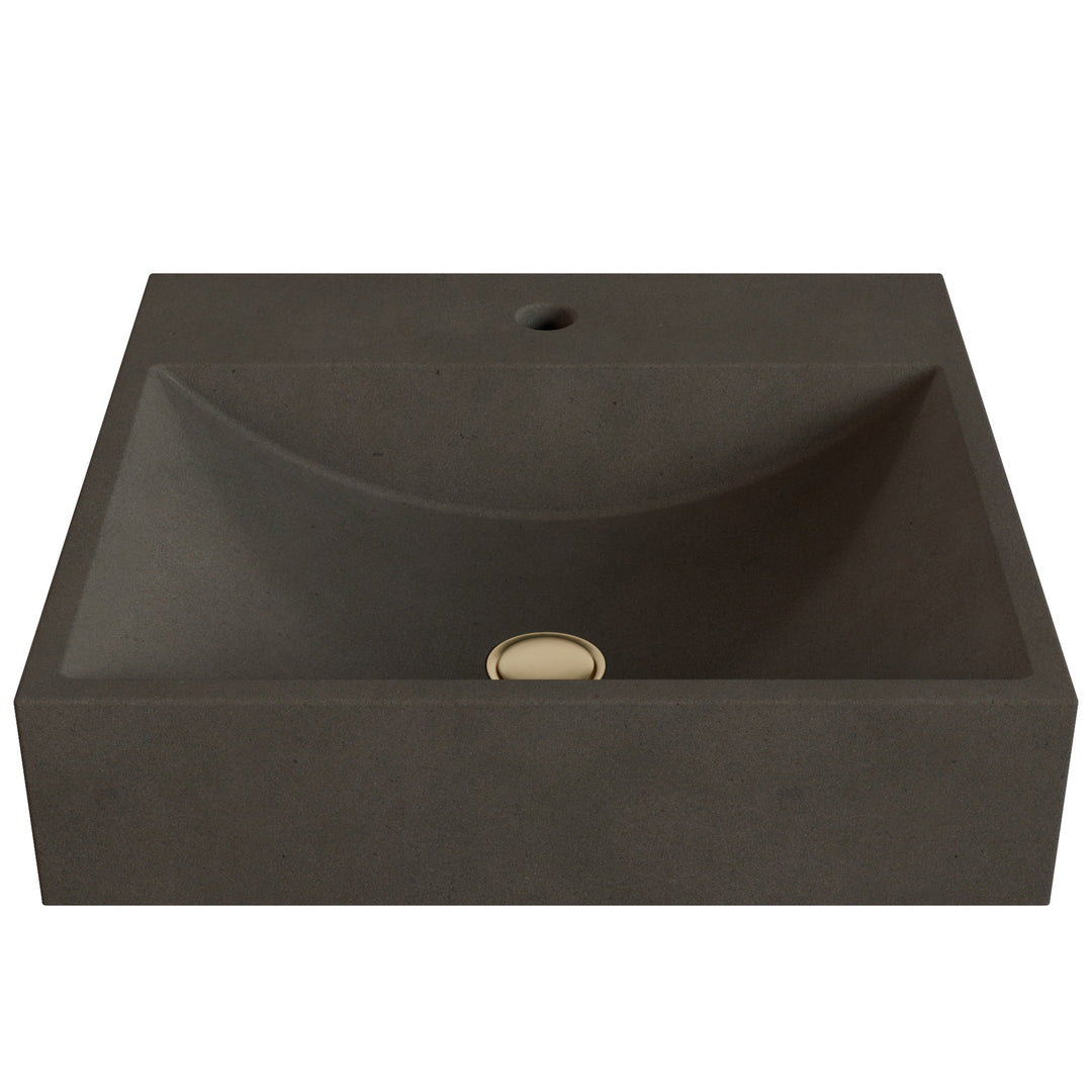 Chavo Barrel Vessel Faucet Ledge Sink - 20"