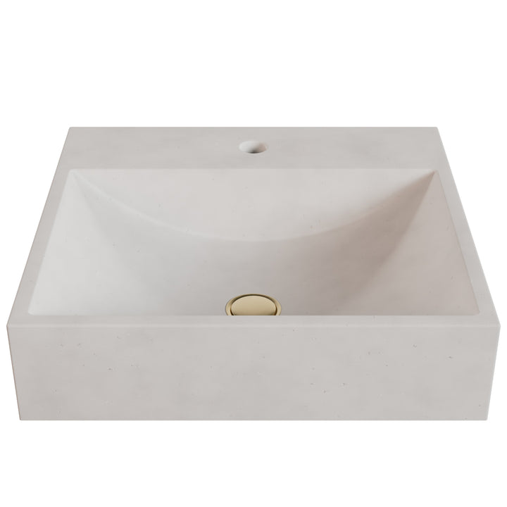 Chavo Barrel Vessel Faucet Ledge Sink - 20"