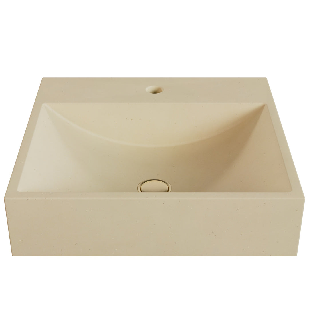 Chavo Barrel Vessel Faucet Ledge Sink - 20"