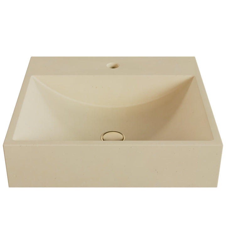 Chavo Barrel Vessel Faucet Ledge Sink - 20"