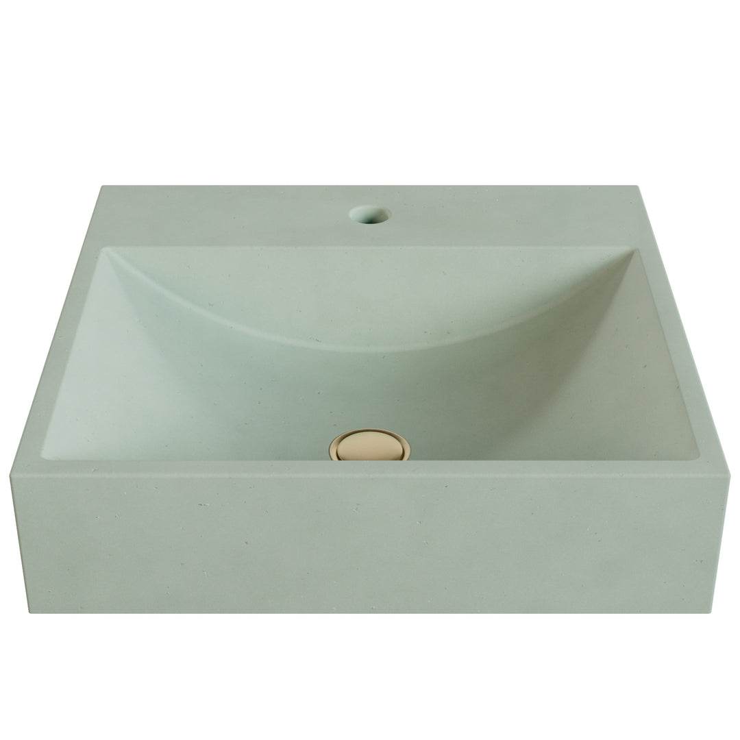 Chavo Barrel Vessel Faucet Ledge Sink - 20"