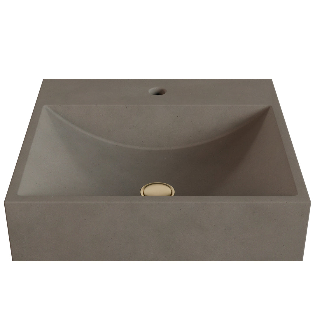 Chavo Barrel Vessel Faucet Ledge Sink - 20"