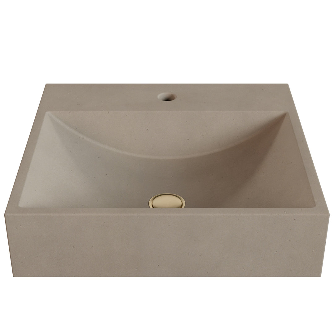 Chavo Barrel Vessel Faucet Ledge Sink - 20"