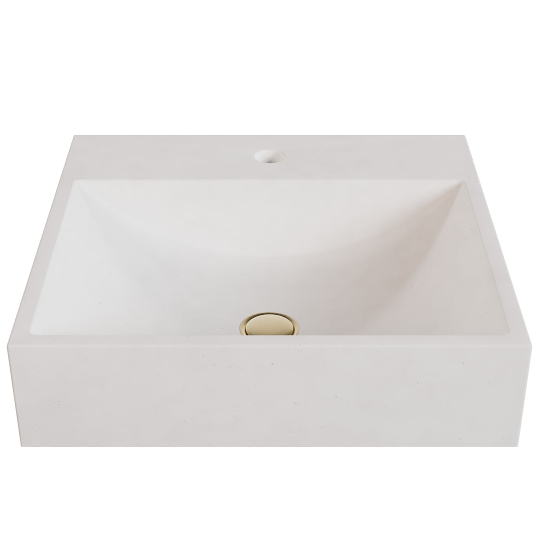 Chavo Barrel Vessel Faucet Ledge Sink - 20"