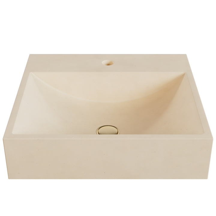 Chavo Barrel Vessel Faucet Ledge Sink - 20"