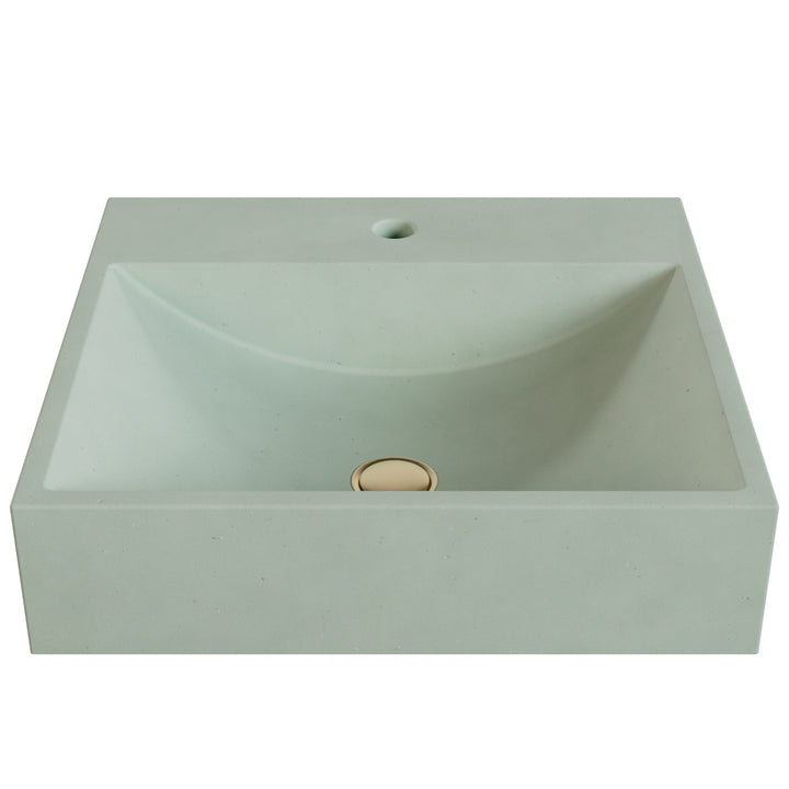 Chavo Barrel Vessel Faucet Ledge Sink - 20"