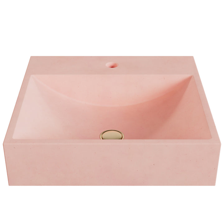 Chavo Barrel Vessel Faucet Ledge Sink - 20"