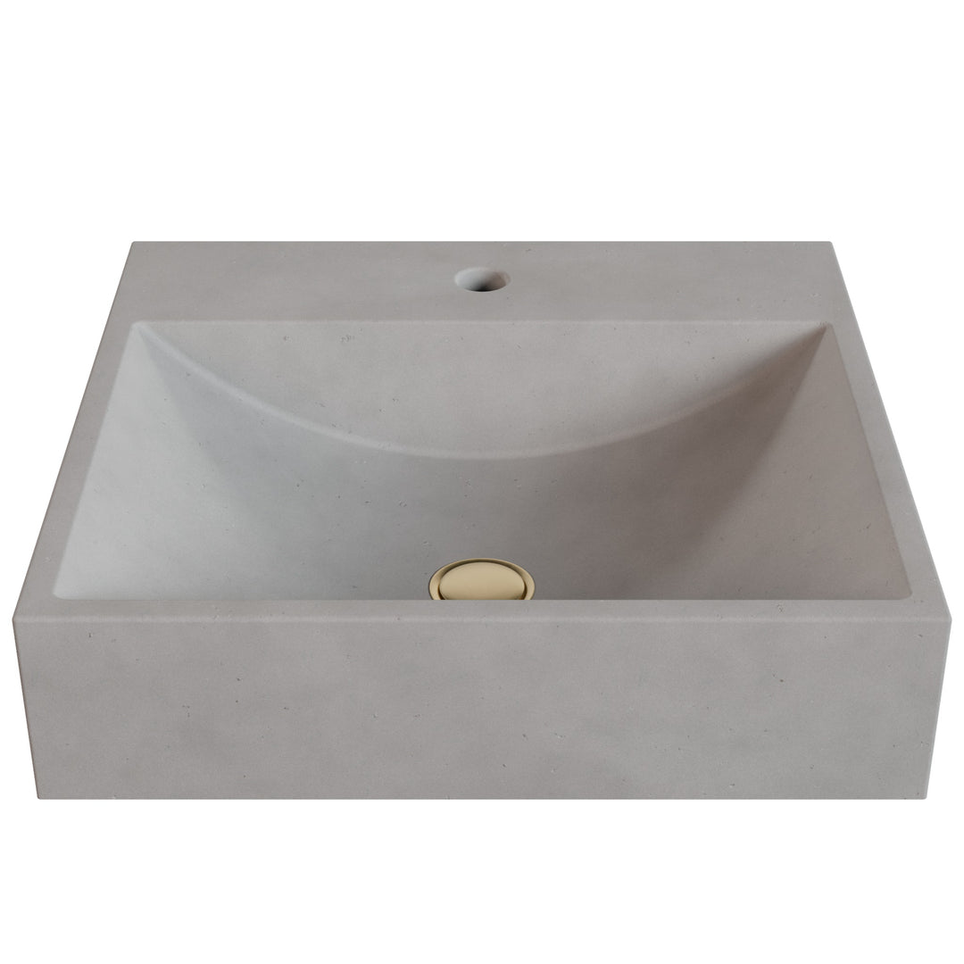 Chavo Barrel Vessel Faucet Ledge Sink - 20"