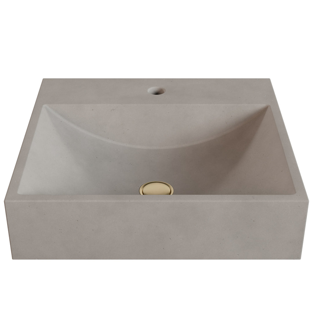 Chavo Barrel Vessel Faucet Ledge Sink - 20"