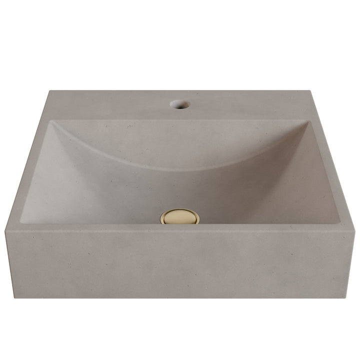 Chavo Barrel Vessel Faucet Ledge Sink - 20"