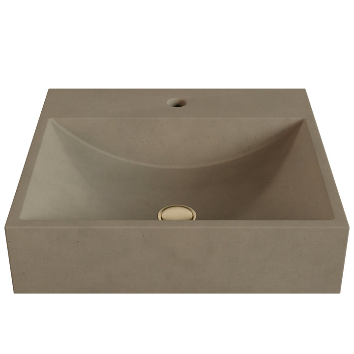 Chavo Barrel Vessel Faucet Ledge Sink - 20"