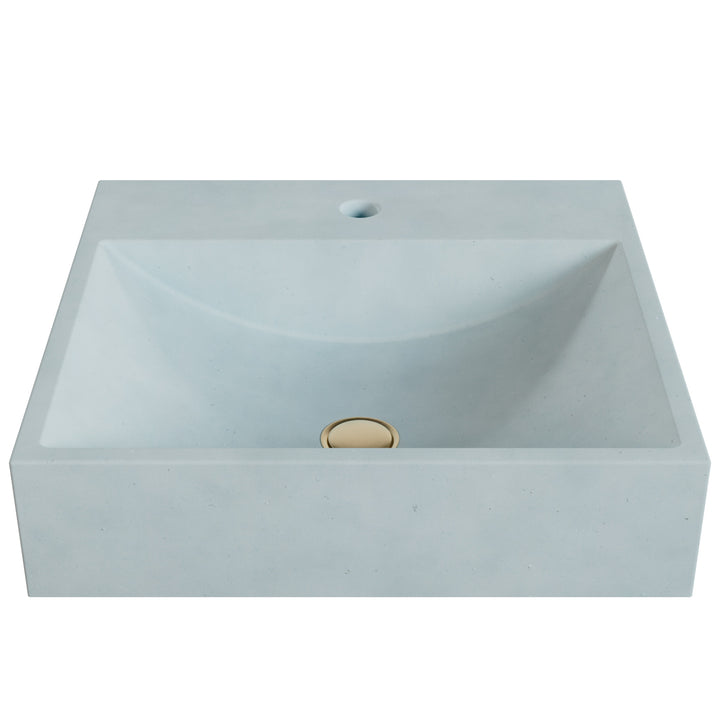 Chavo Barrel Vessel Faucet Ledge Sink - 20"