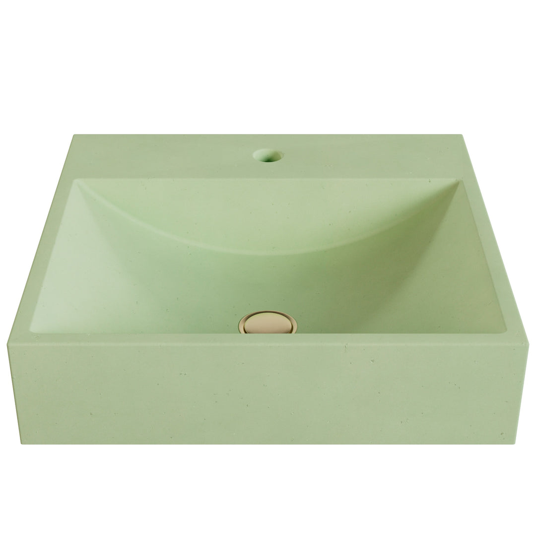 Chavo Barrel Vessel Faucet Ledge Sink - 20"