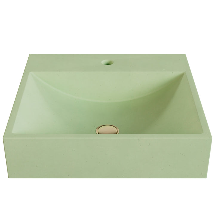 Chavo Barrel Vessel Faucet Ledge Sink - 20"
