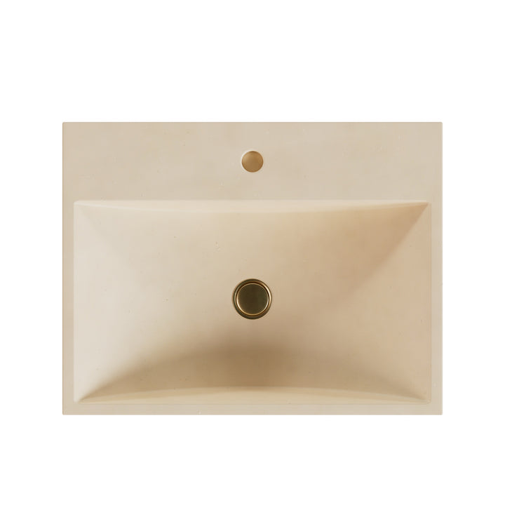 Chavo Barrel Vessel Faucet Ledge Sink - 24"