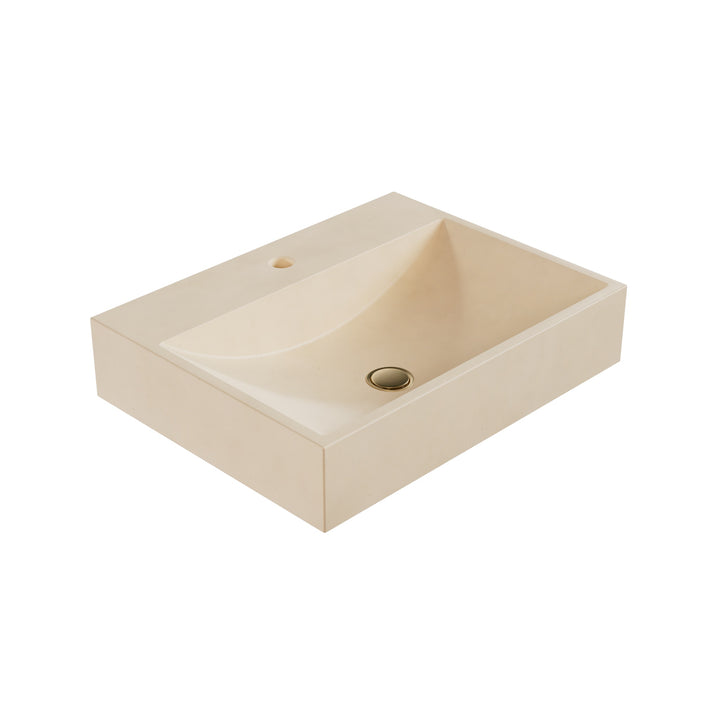 Chavo Barrel Vessel Faucet Ledge Sink - 24"
