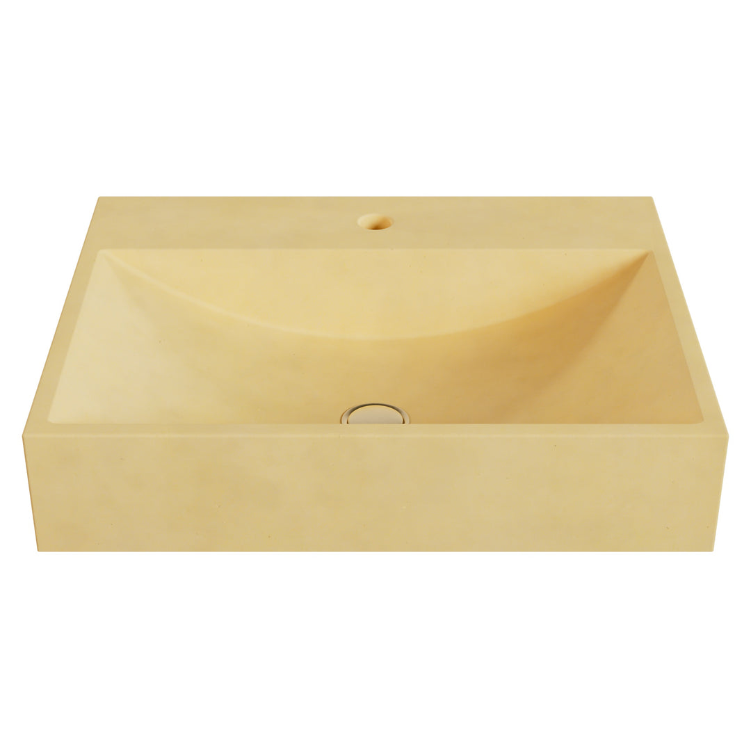 Chavo Barrel Vessel Faucet Ledge Sink - 24"