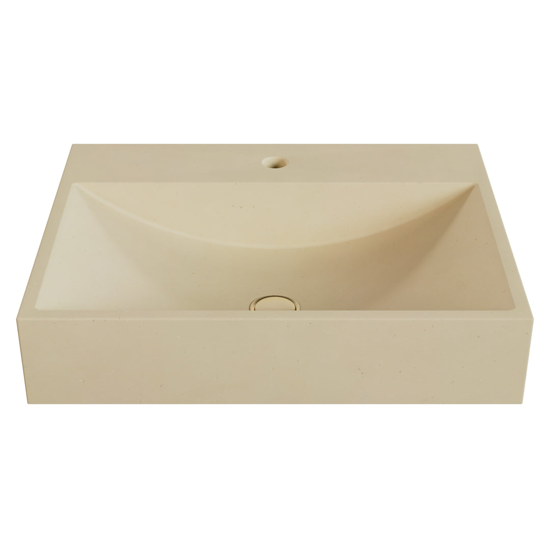 Chavo Barrel Vessel Faucet Ledge Sink - 24"