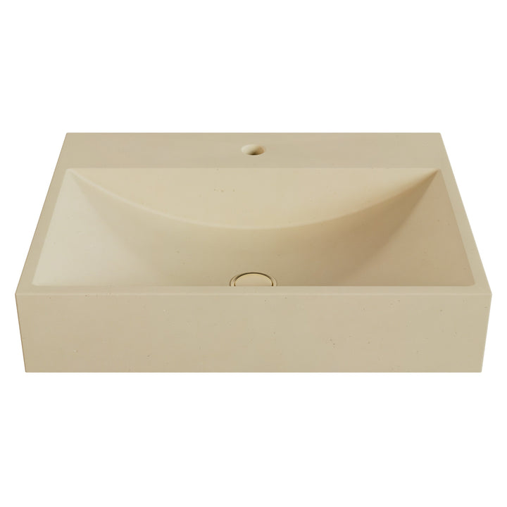 Chavo Barrel Vessel Faucet Ledge Sink - 24"