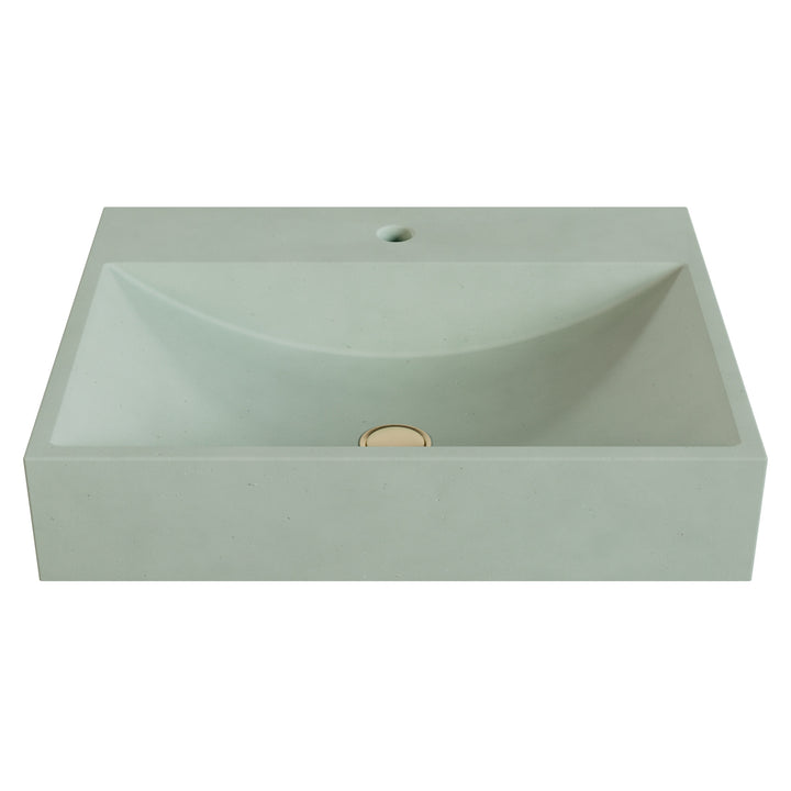 Chavo Barrel Vessel Faucet Ledge Sink - 24"