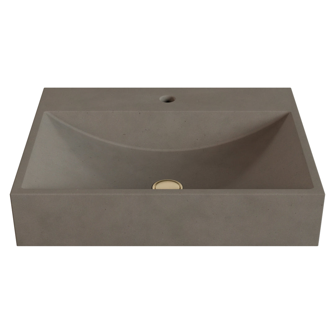 Chavo Barrel Vessel Faucet Ledge Sink - 24"