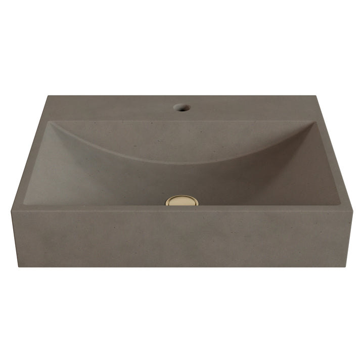 Chavo Barrel Vessel Faucet Ledge Sink - 24"