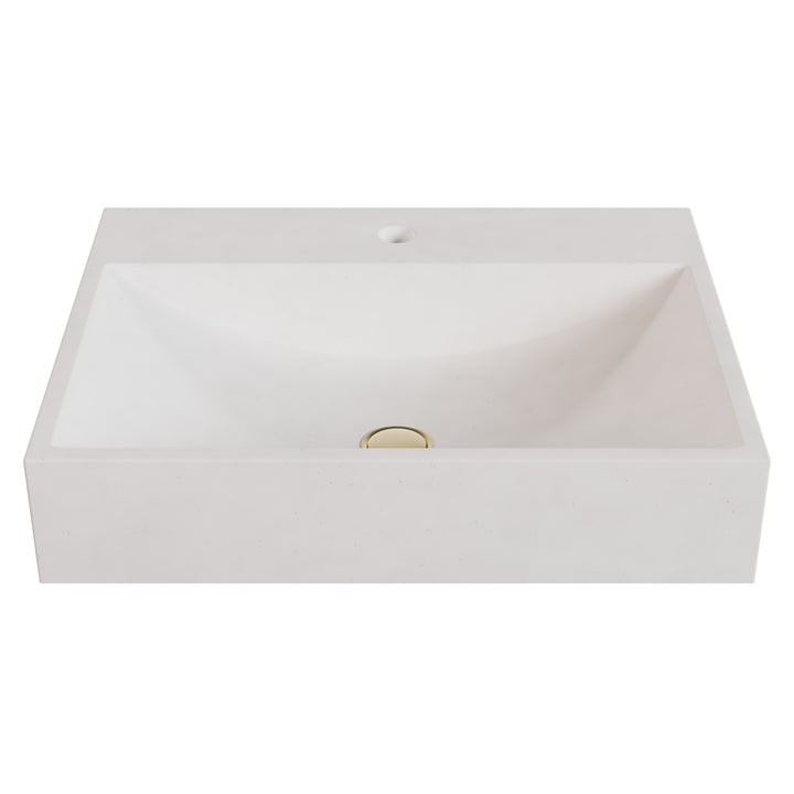 Chavo Barrel Vessel Faucet Ledge Sink - 24"