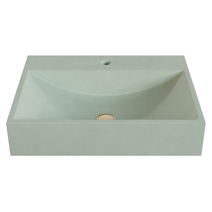 Chavo Barrel Vessel Faucet Ledge Sink - 24"
