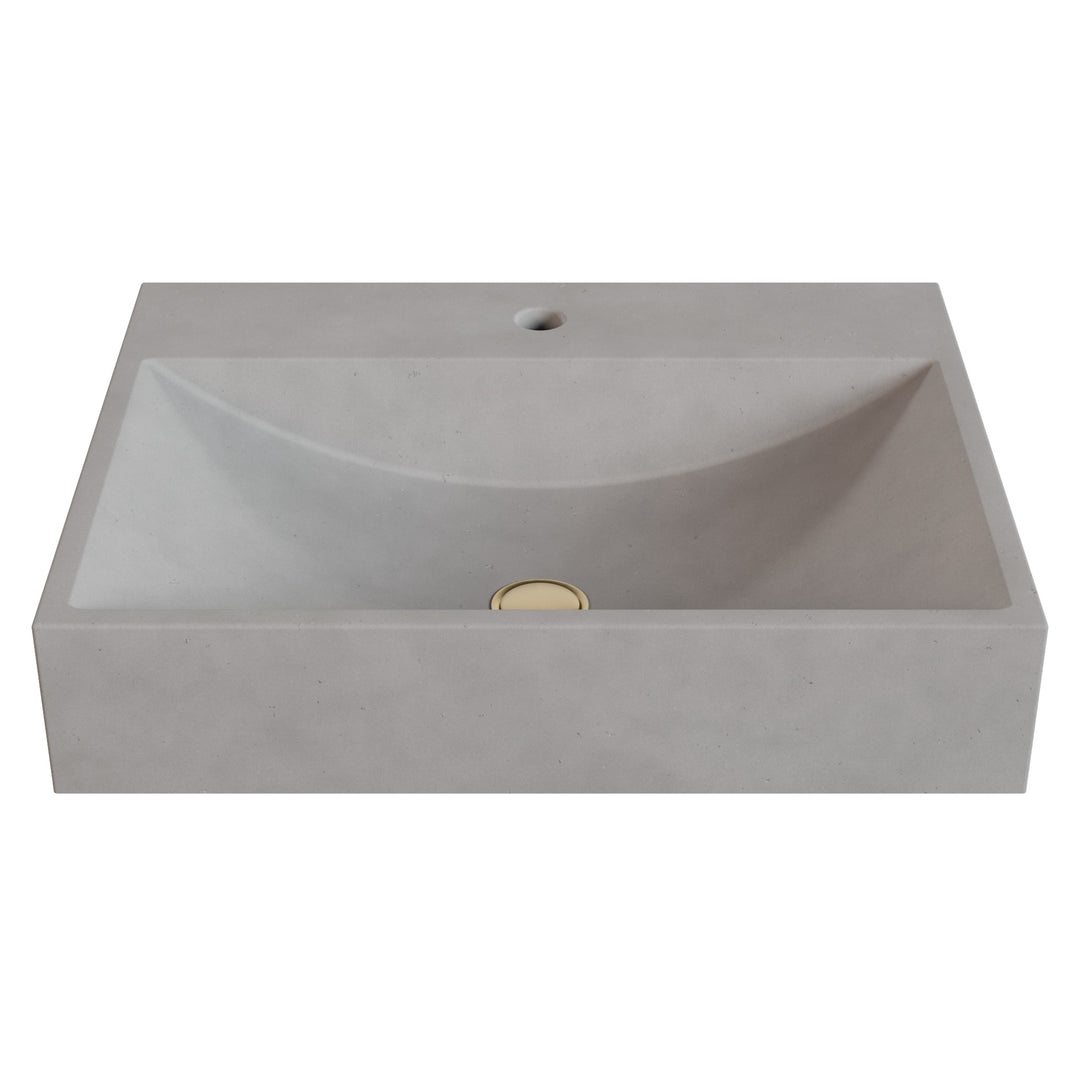 Chavo Barrel Vessel Faucet Ledge Sink - 24"