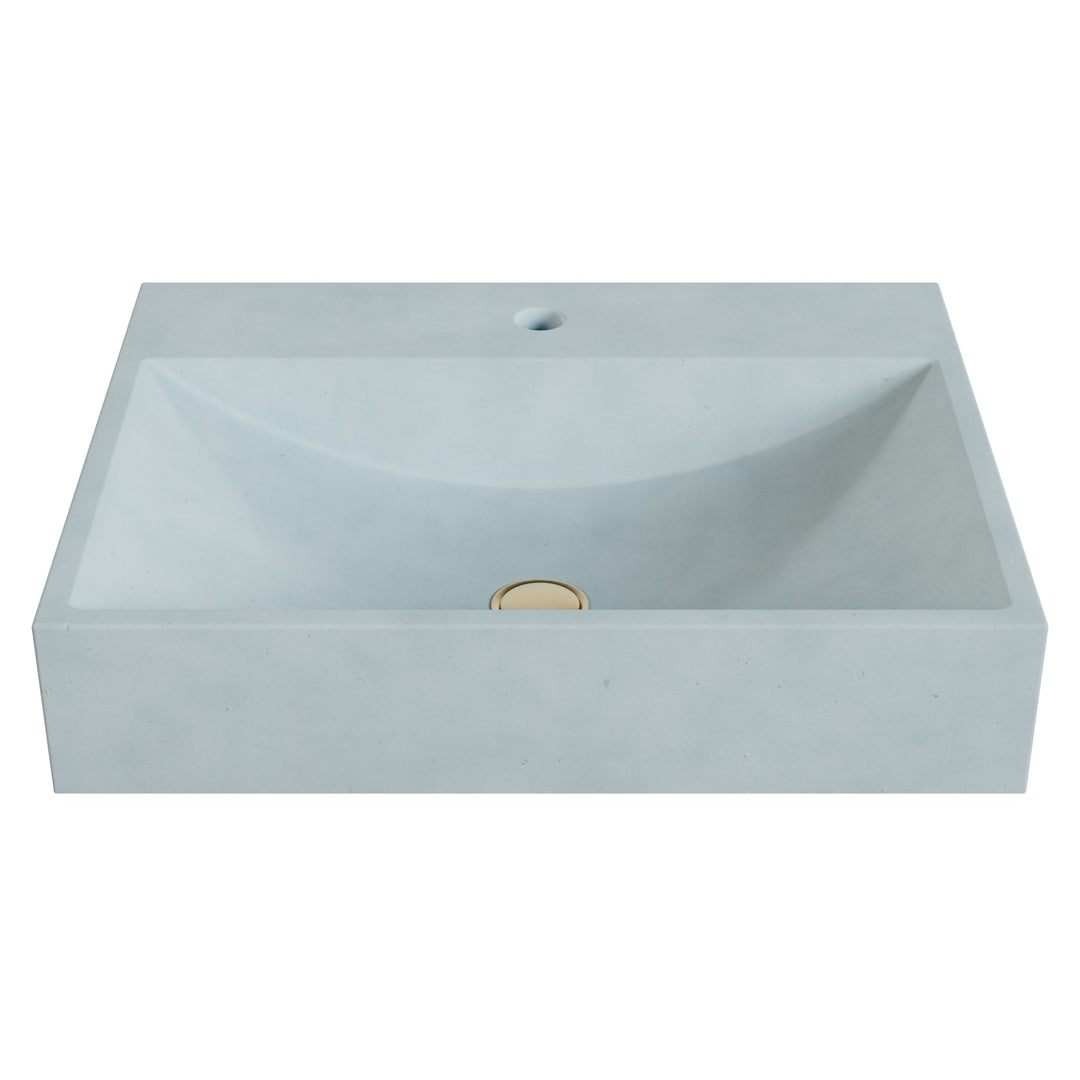 Chavo Barrel Vessel Faucet Ledge Sink - 24"