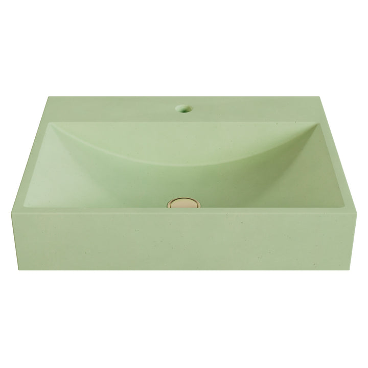 Chavo Barrel Vessel Faucet Ledge Sink - 24"