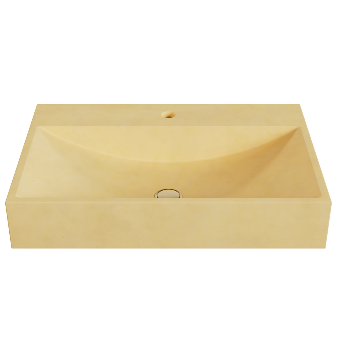 Chavo Barrel Vessel Faucet Ledge Sink - 28"