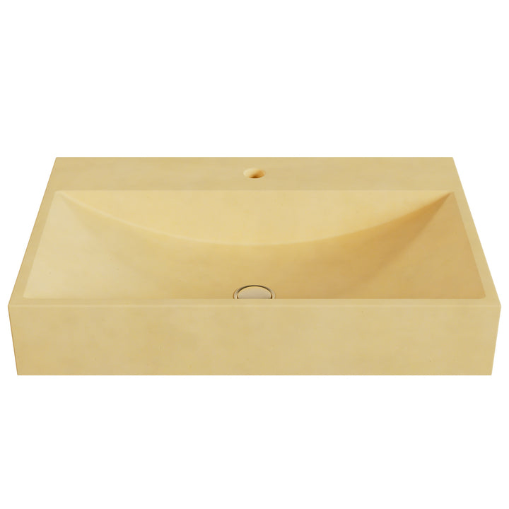 Chavo Barrel Vessel Faucet Ledge Sink - 28"