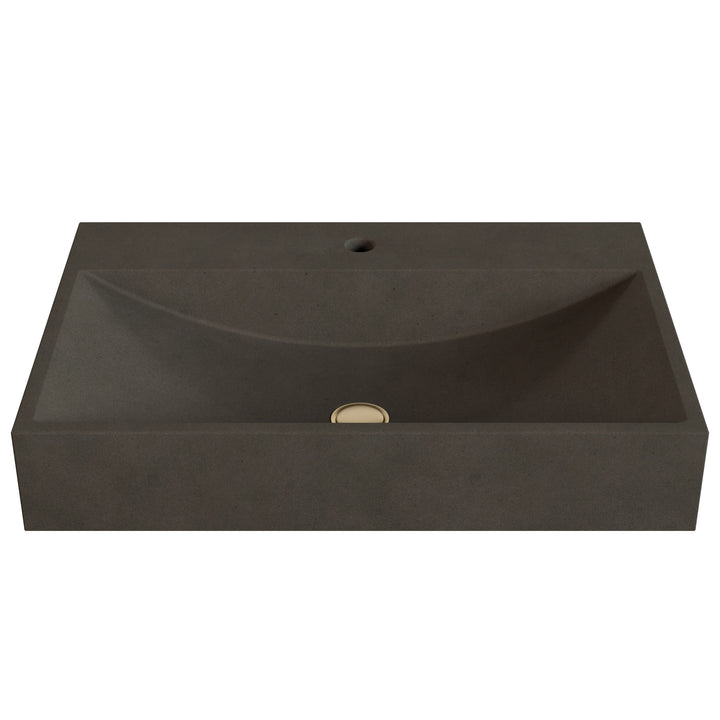 Chavo Barrel Vessel Faucet Ledge Sink - 28"