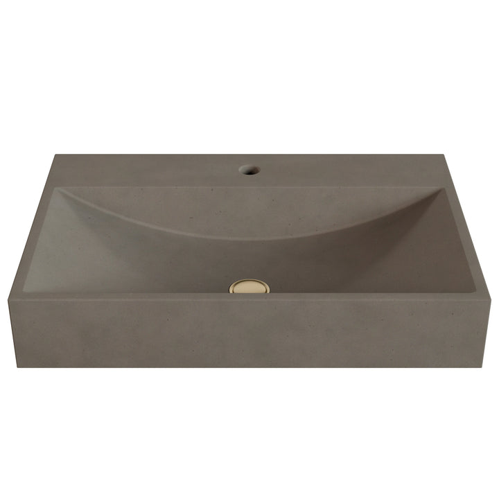 Chavo Barrel Vessel Faucet Ledge Sink - 28"