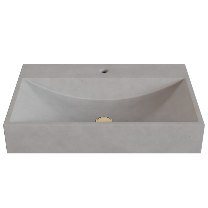Chavo Barrel Vessel Faucet Ledge Sink - 28"