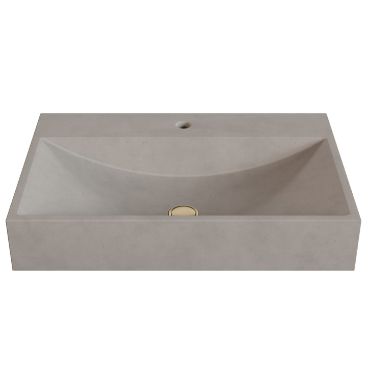 Chavo Barrel Vessel Faucet Ledge Sink - 28"