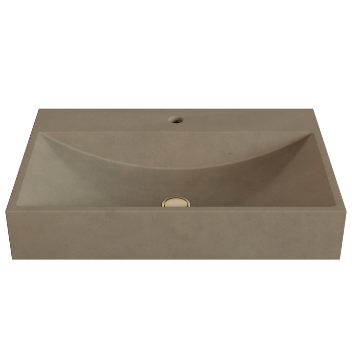 Chavo Barrel Vessel Faucet Ledge Sink - 28"