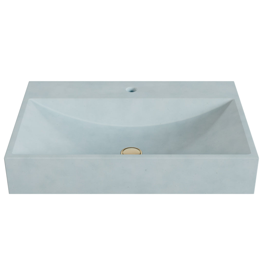 Chavo Barrel Vessel Faucet Ledge Sink - 28"