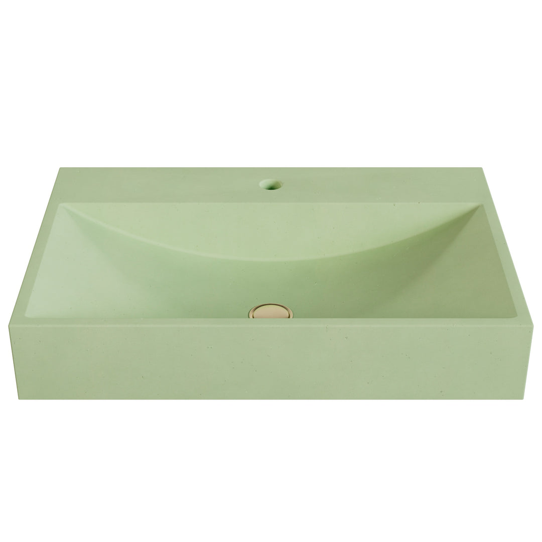 Chavo Barrel Vessel Faucet Ledge Sink - 28"