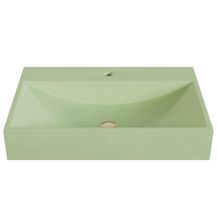 Chavo Barrel Vessel Faucet Ledge Sink - 28"