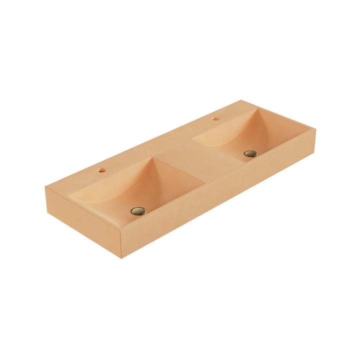 Chavo Barrel Vessel Faucet Ledge Sink - 48"