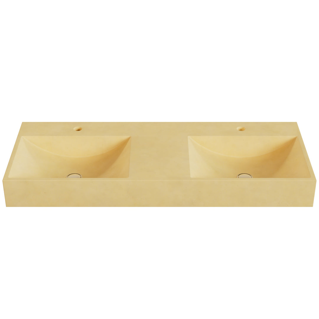 Chavo Barrel Vessel Faucet Ledge Sink - 48"
