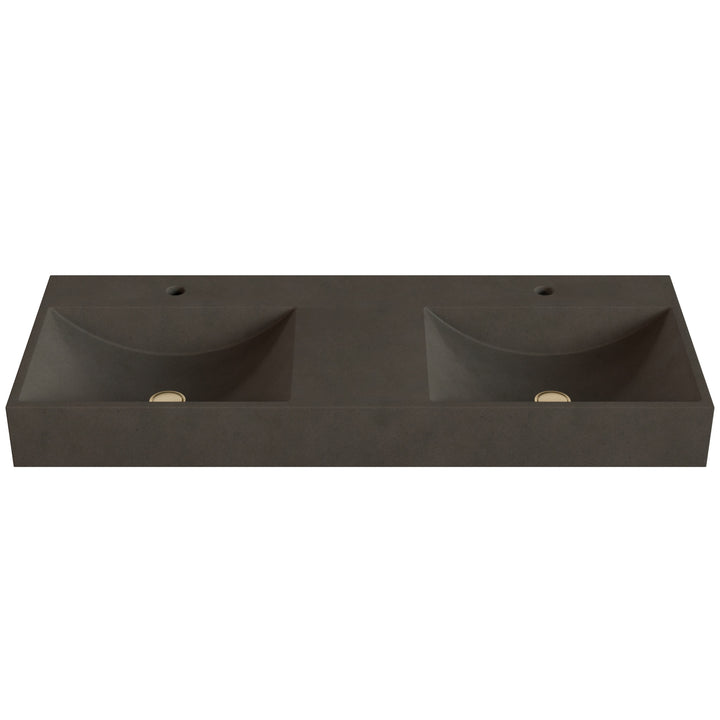 Chavo Barrel Vessel Faucet Ledge Sink - 48"